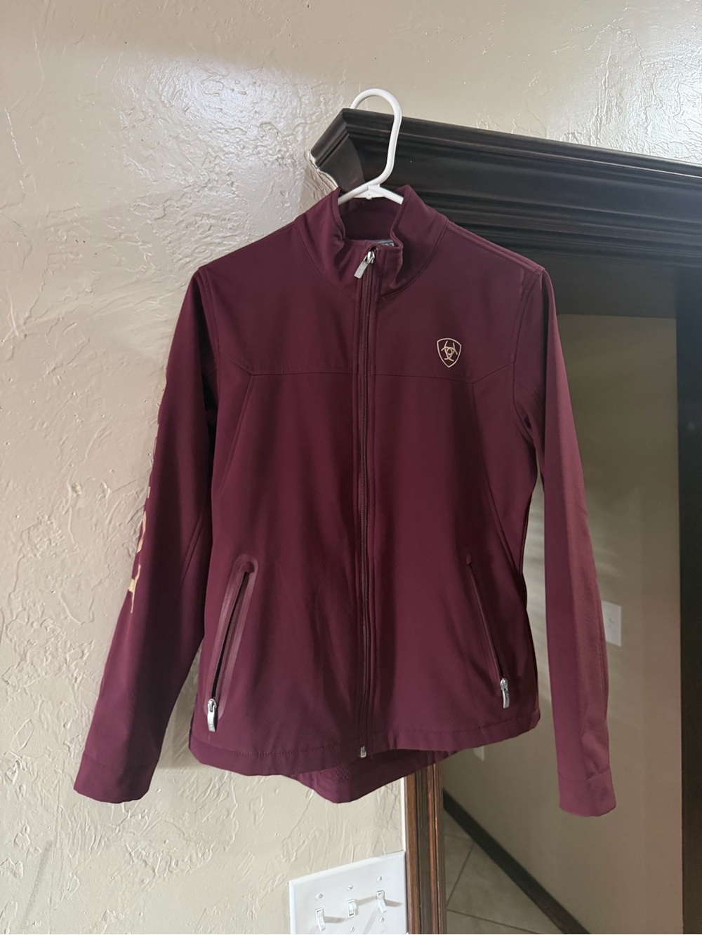 Ariat Women's Maroon Zip-Up Utility Jacket
